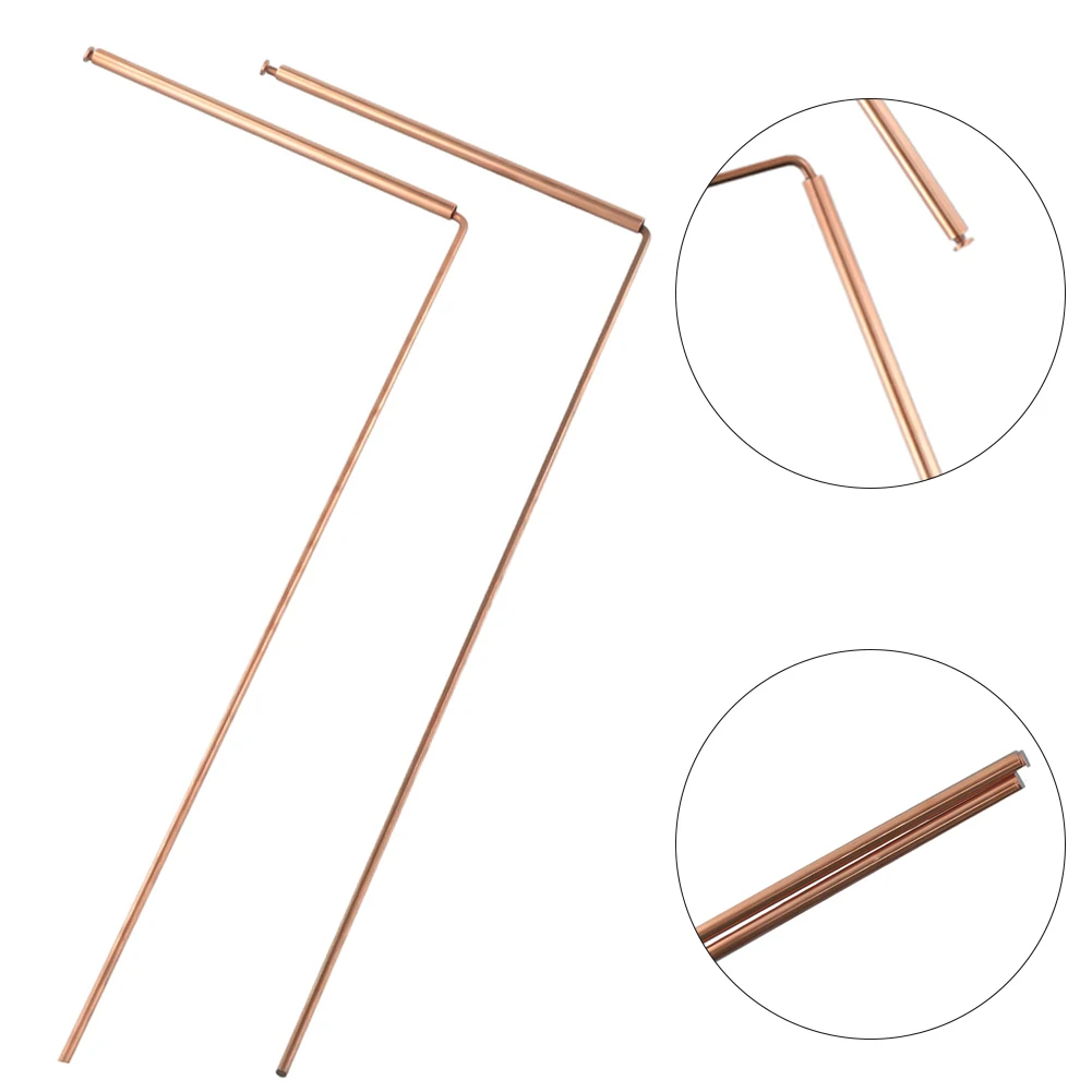 Sleek Design Copper Dowsers Featuring Comfortable Birch Handles Plus Essential Accessories Including A Pendant & A Themed Mat