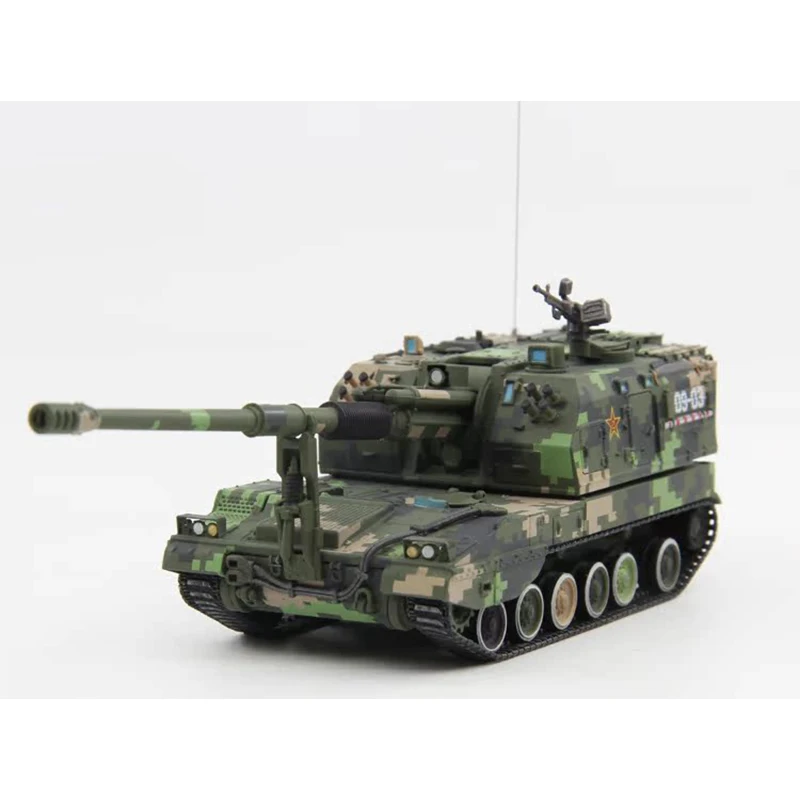 UNISTAR 1:72 Scale Diecast Alloy Chinese PLZ05 Transmitter Tank Model Militarized Combat Track Type Classics Gift Static Display