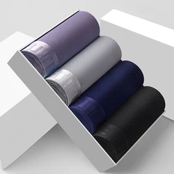 Men Panties Male Underpants Man Pack Shorts Boxers Underwear Slip Homme Calzoncillos Bamboo Hole U Convex Pouch Large Size 6XL
