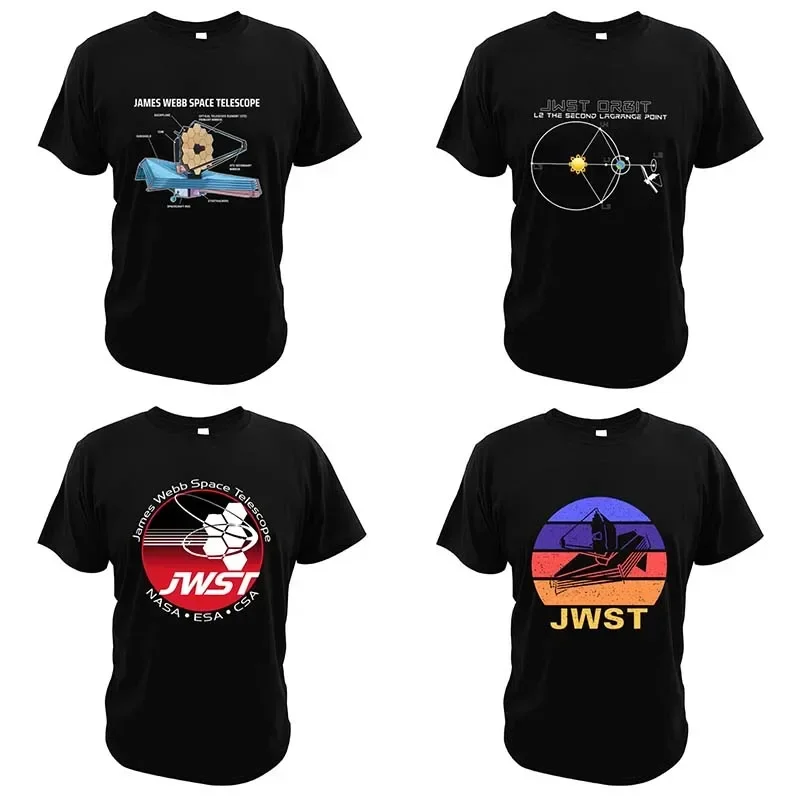 JWST James Webb Space Telescope T Shirt Science Universe Essential Casual Men Women Cotton Tee Funny Breathable Graphic Tops