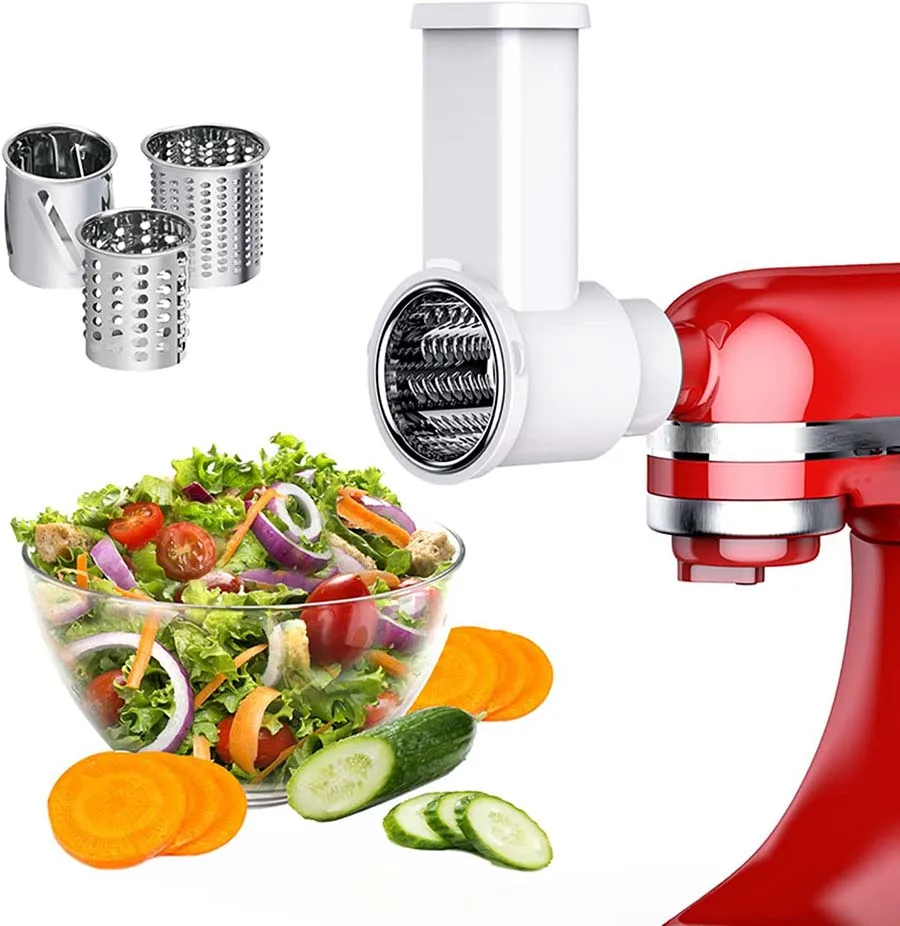Aufsätze für Slicer und Shredder für die Küche, Gemüses ch neider für frische Zubereitung, Stand mixer, Salat macher, Aufsatz