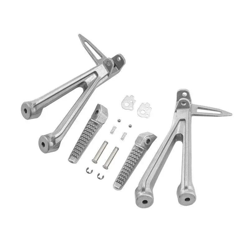 Pegs do pé do passageiro da motocicleta, suportes, conjunto de montagem para Honda CB650R, CBR650R, 2019-2023