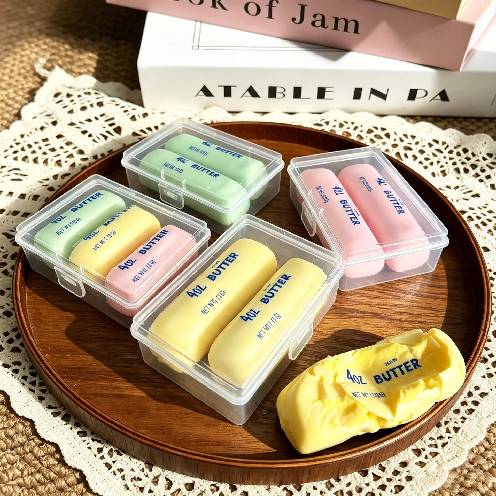 Crispy Butter Stick Kneading Squishy Slime Squeeze Toys Slow Rebound Decompression Soft Antistress Butter Bar Stress Relief Toy