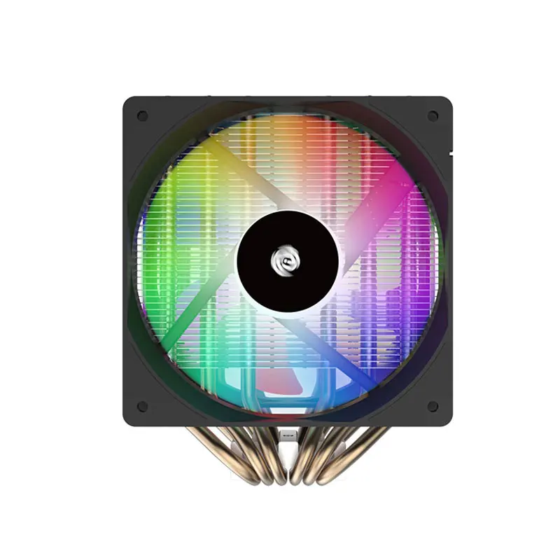 LDPCSJ  Journey DST-60 Dual Tower Cooler CPU Fan ARGB Six Copper Pipes Desktop Computer Hosting Chassis PWM Air Cooling Co