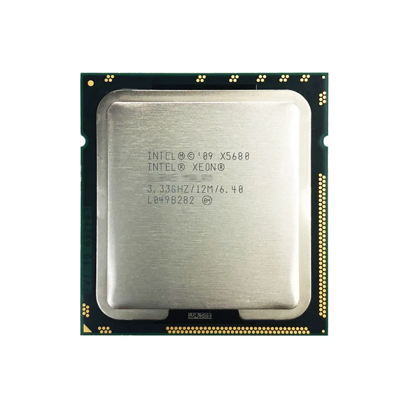 Intel Used X5680 Xeon X5680 3.3 GHz Six-Core Twelve-Thread CPU Processor 12M 130W LGA 1366