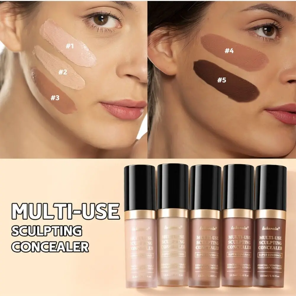 

Waterproof Super Coverage Concealer High Coverage Oil Control Long Lasting Concealer Matte Finish Face Contouring