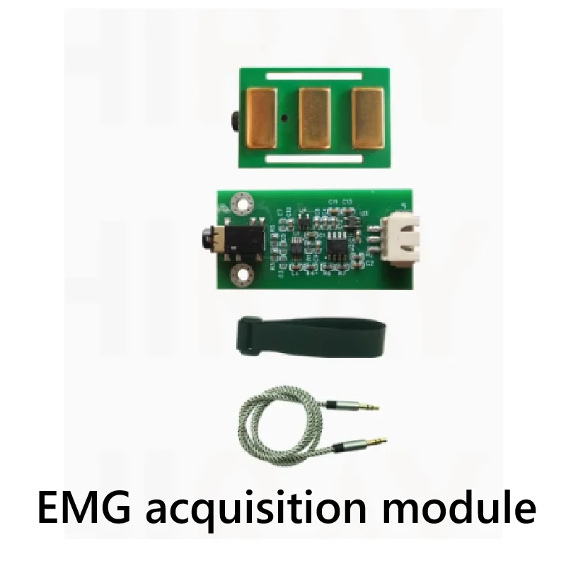 

Single channel dry electrode single lead electromyography sensor surface electromyography acquisition module kit