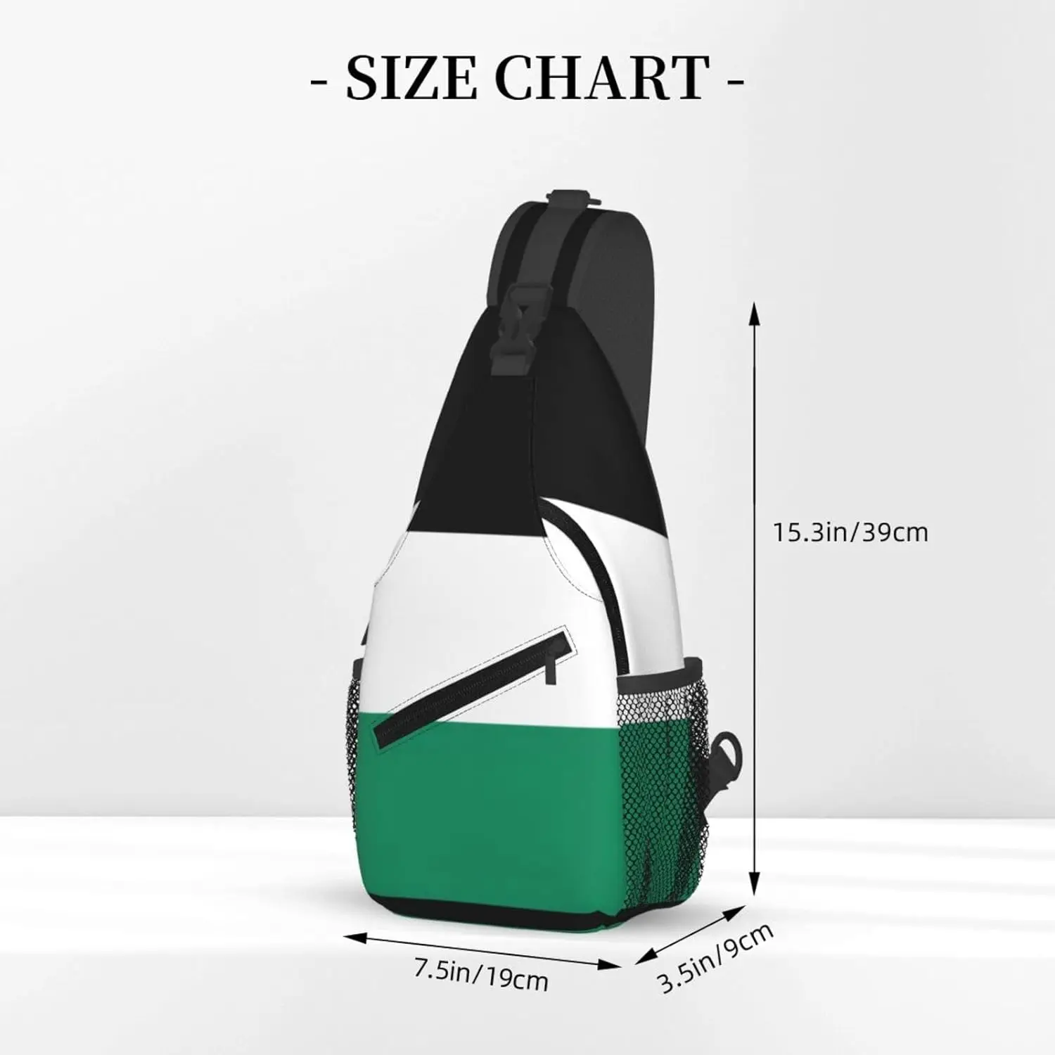 Borsa a tracolla elegante e pratica con stampa bandiera per tutti i tuoi viaggi e uso quotidiano Zaino pettorale Zaino piccolo per donna uomo