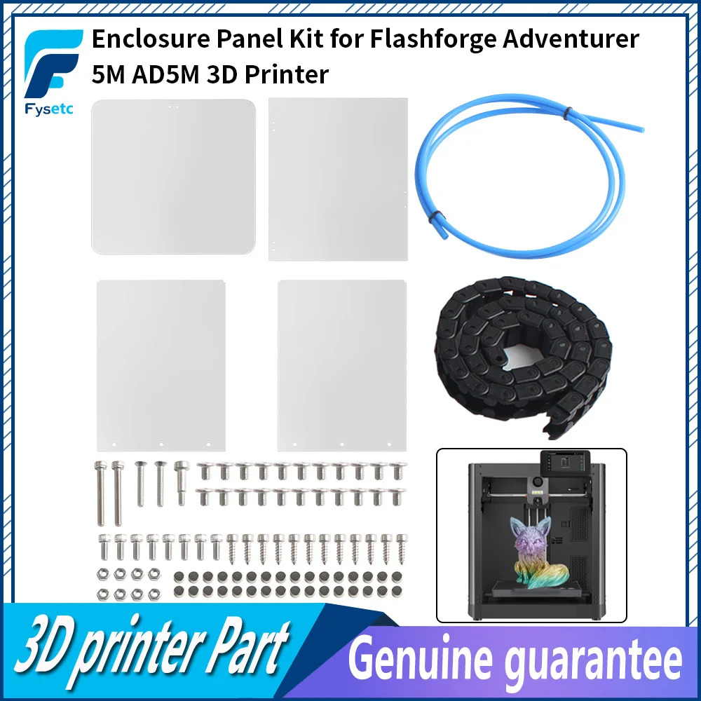 

Enclosure Panel Kit for Flashforge Adventurer 5M AD5M 3D Printer DIY Clear Polycarbonate PC Sheet 3mm 3D Printer Accessories