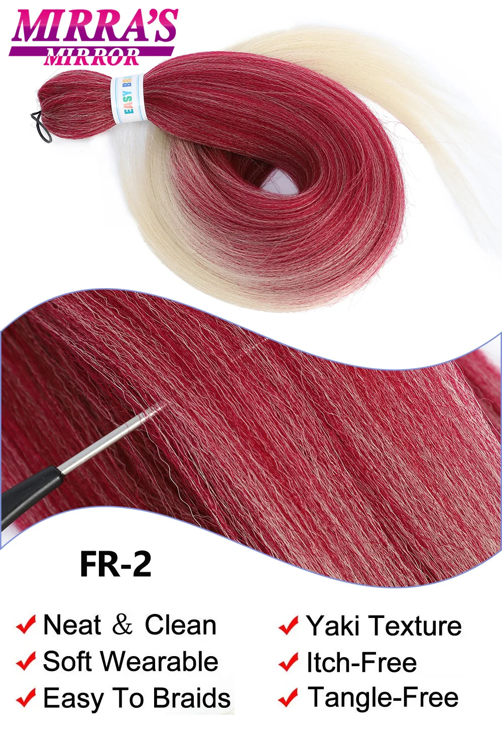 Flechten Haar Vor Gestreckt Synthetische Braid Extensions Bunte Jumbo Braid für Senegalese Leidenschaft Twist Box Braid Haar Bundles – Detail 9