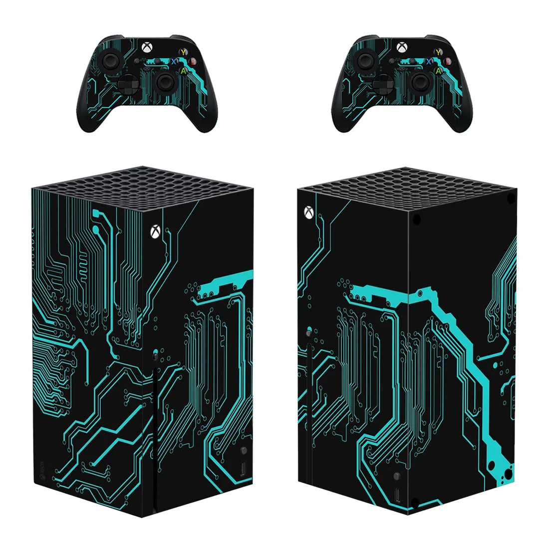 Code Style Xbox Series X Skin Sticker for Console & 2 Controllers Decal Vinyl Protective Skins Style 1