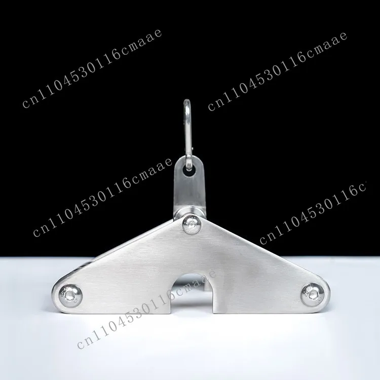 

Stainless Steel High Pull-down Handle V-type Low Pull Sitting Rowing Handle Big Bird Strength Equipment Accessories Tie Rod