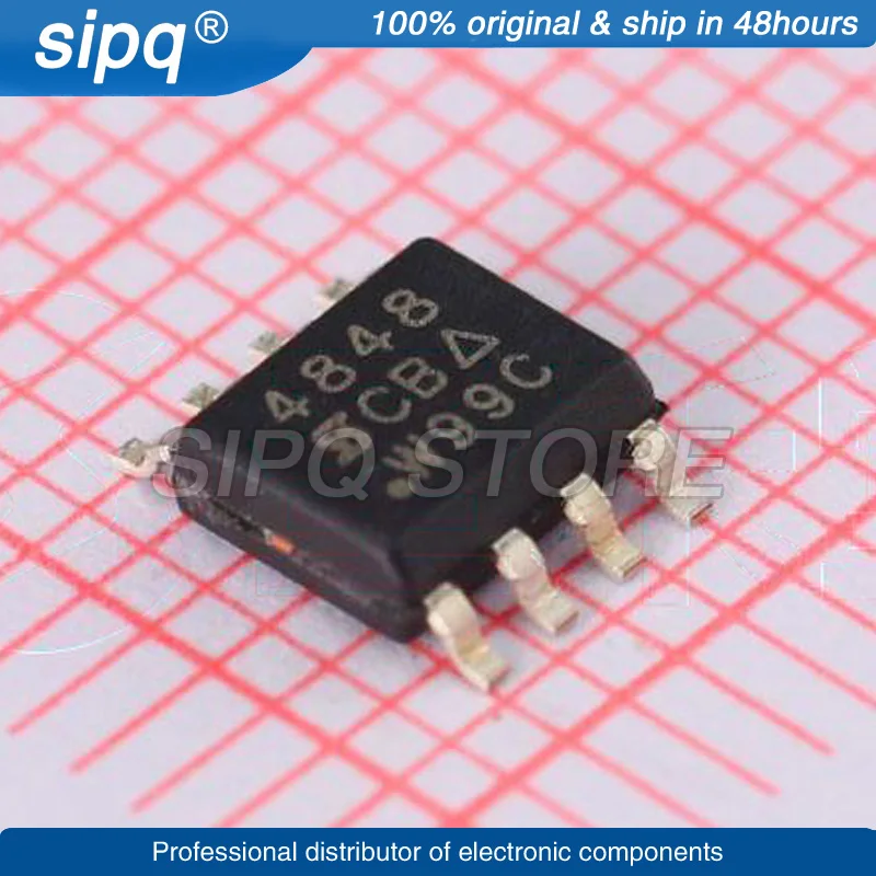 10PCS/LOT SI4848DY-T1-E3 SI4848DY 4848 SOP-8 MOSFET Brand New and Original In Stock Authentic Product