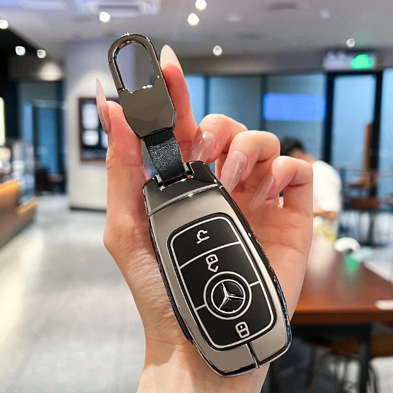 New Arrival TPU Car Key Shell Case Fob For Mercedes Benz 2017 E Class W213 2018 S Smart Key 2