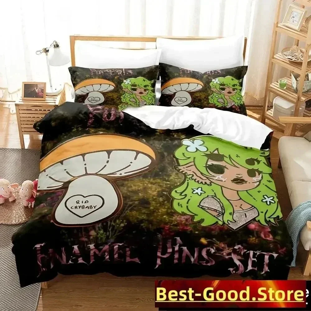 Portals Melanie Martinez album Bedding Set Printed Bed Set With Pillowcase Duvet Cover Soft Single Double Queen Super King Size