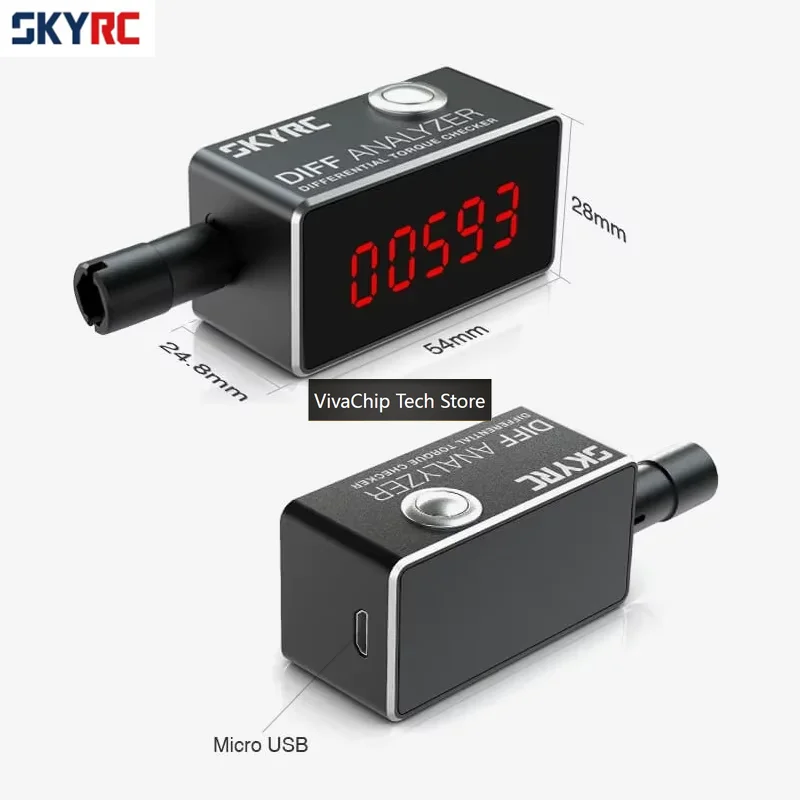 VivaCTSKYRC DIFF ANALYZER DFC020 Differential Detector Suitable For 1/8 1/10 RC Remote Control Vehicle Differential Testing