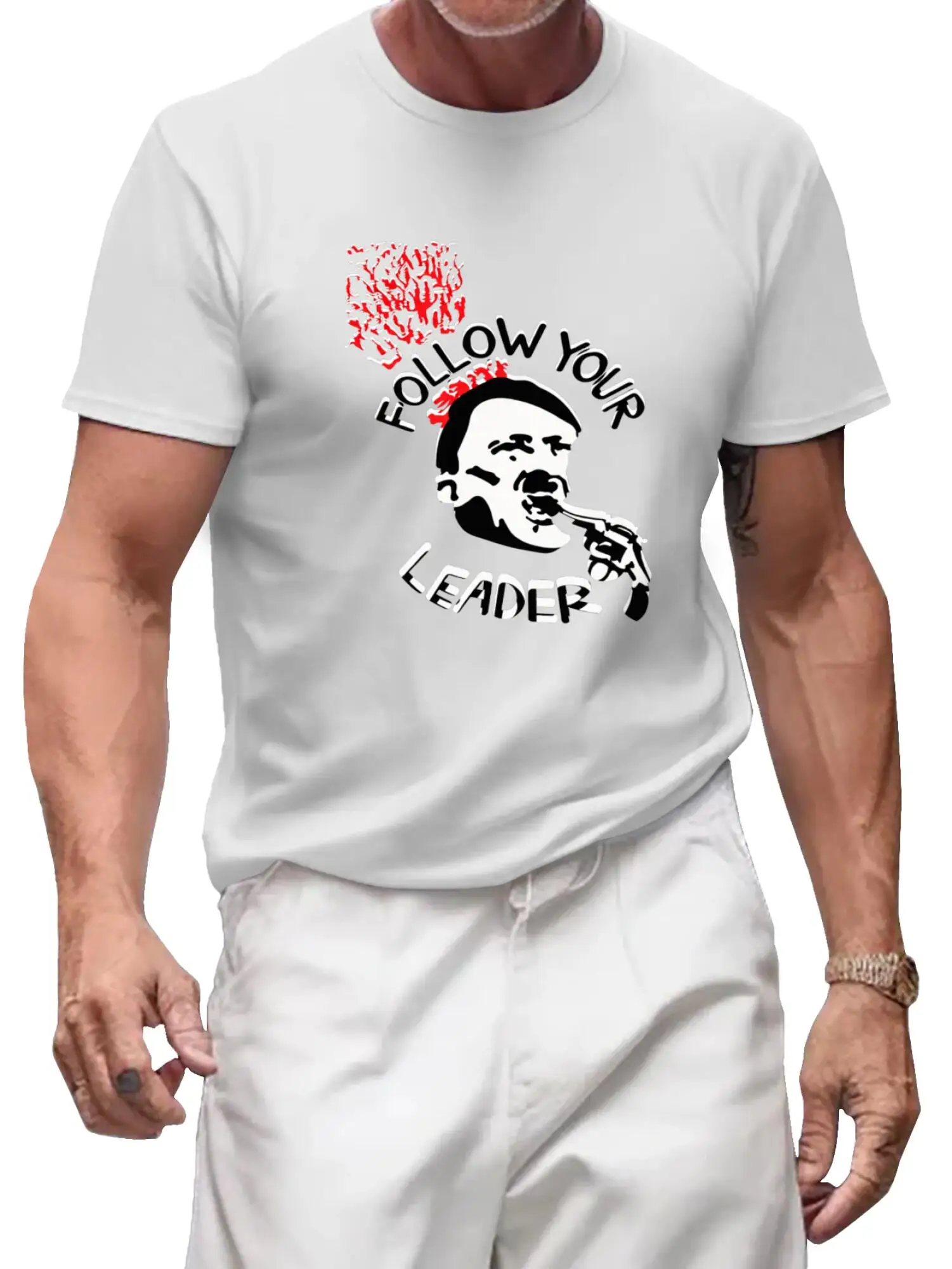 اتبع قميص الزعيم الخاص بك Punk Crust Black Flag Leftover Crack Oi للجنسين #2