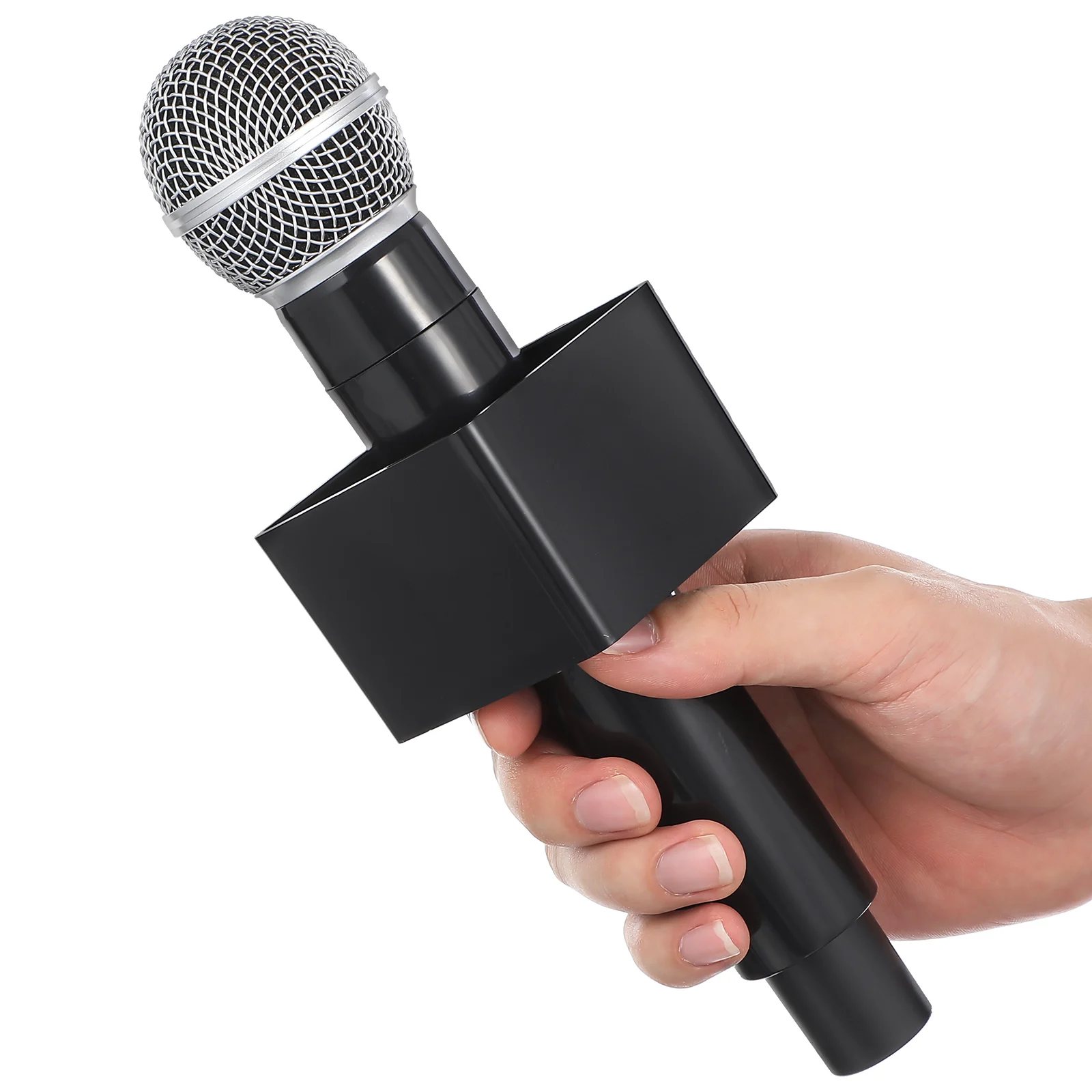 

Simulation Microphone for Plastic Fun Stage Prop with Ideal for Role Play