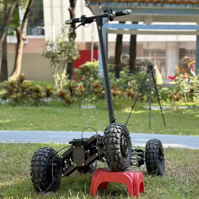 

New 4 -Wheel Dual Motor 48V 21Ah Lithium Battery McPherson Suspension Off-road Buggy All Terrain Electric Quad Bike