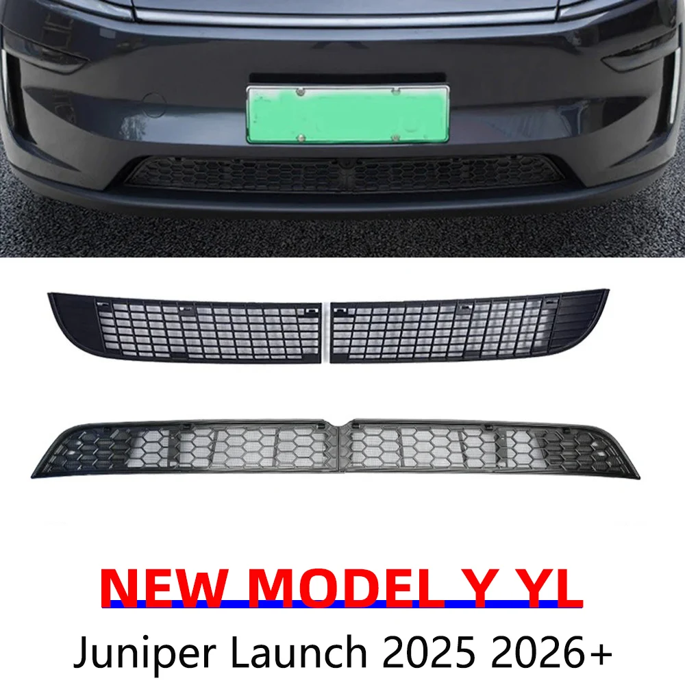 

For Tesla Model Y YL Juniper 2025 2026 Launch Inner Vent Grille Lower Bumper Anti Insect Net Air Inlet Anti Dust Proof Cover