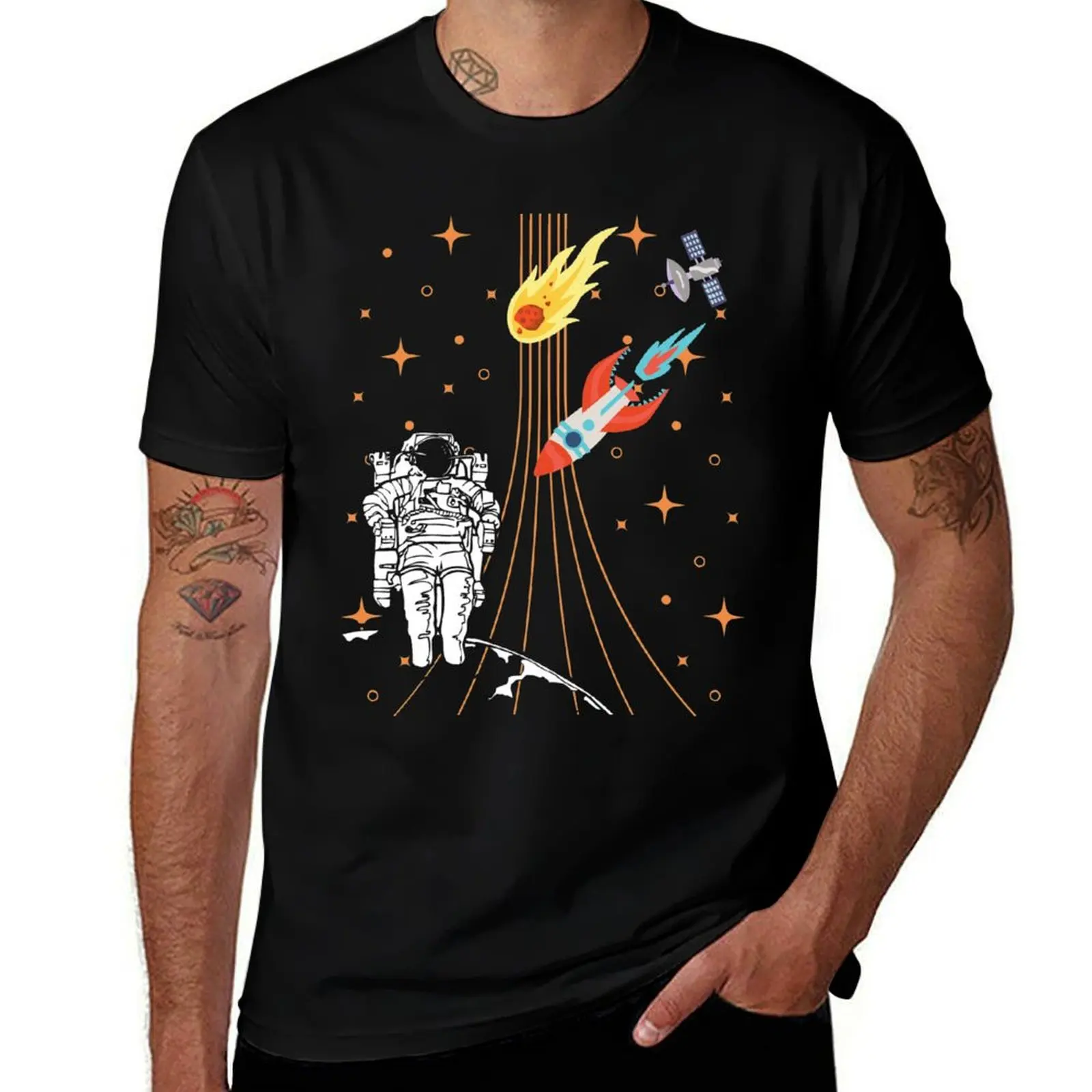 Thank U Universe T-Shirt blue lock shirts graphic vintage t shirt men