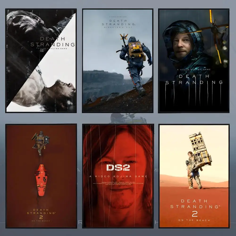 Game d-Death Stranding Sam Porter Poster PP Self Adhesive Decorative Poster Waterproof Waterproof for Apartment Bedroom