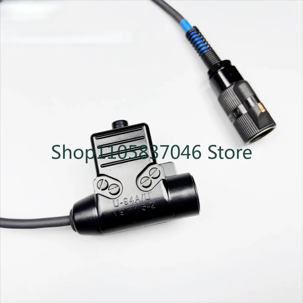 PELTOR U94 PTT 6-pin 6PIN black spring plug AP136
