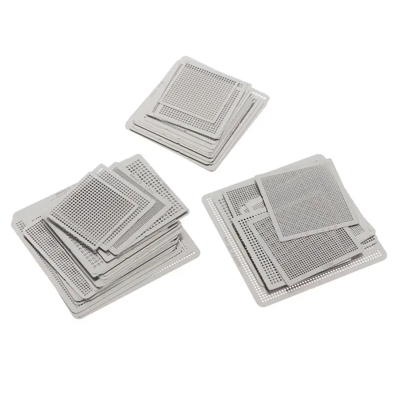 Professional SMD SMT Chip Repair Tool BGA General Template Fixture with Direct Heated Stencils Workshop Essential