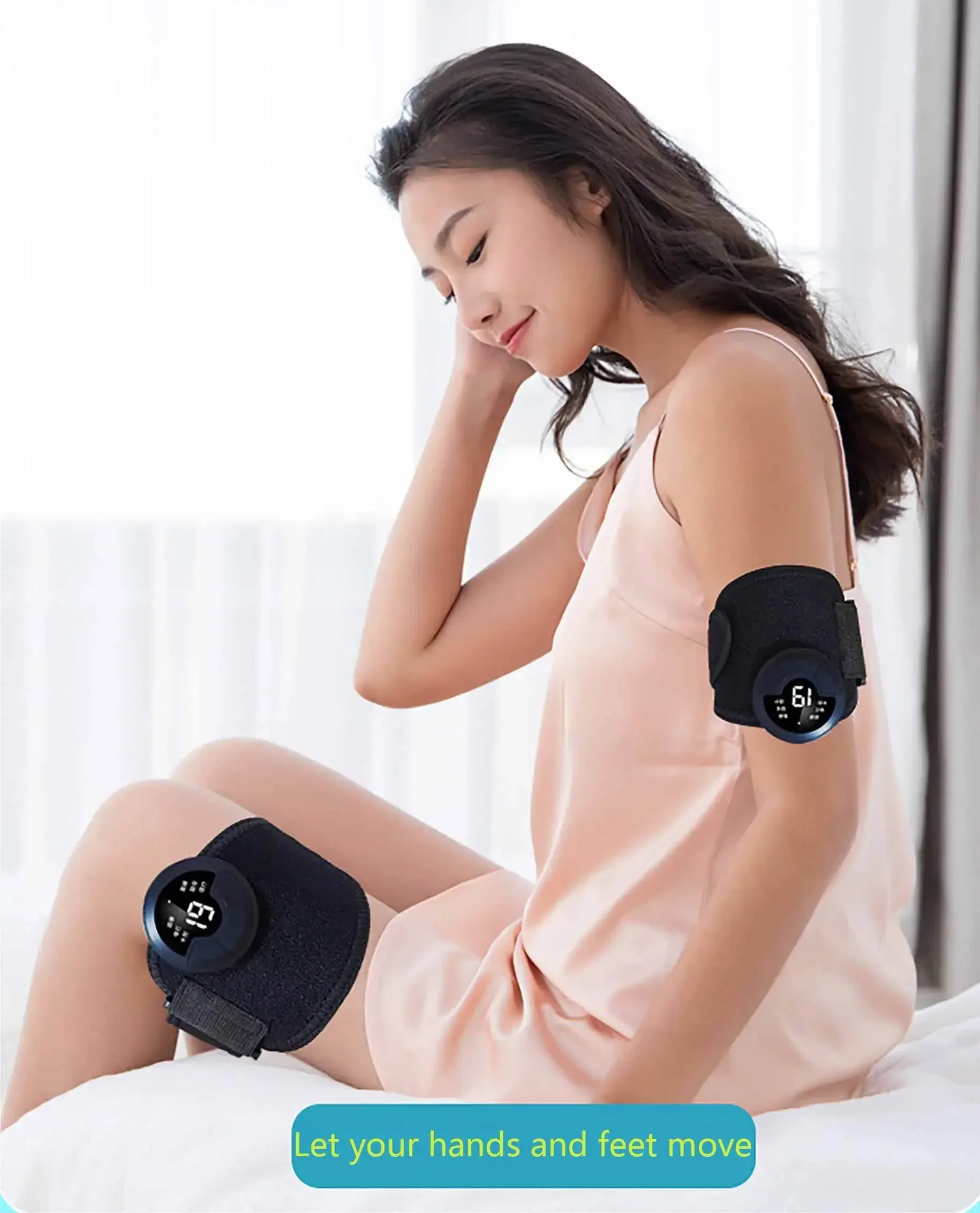 Wrist Pulse Electric Physiotherapy Instrument Electric Multi-functional Body Universal Meridian Massager Joint Sprain Massage