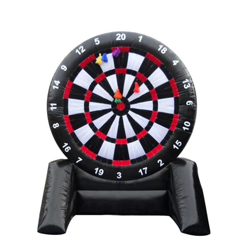 

3m High Pvc Commerical Outdoor Giant Inflatable Soccer Dart Sport Game Inflatable Football Target Darts Board Game for Event
