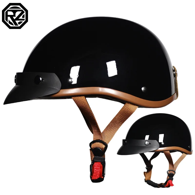 

Retro Half Helmet, Summer Electric Car, Four Seasons, Men's and Women's Electric Car Helmet
