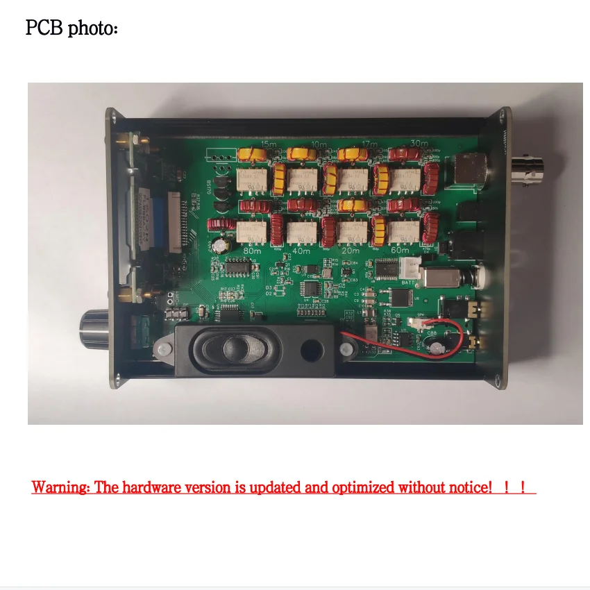 Imagem -03 - Usdr Usdx Mais Plus v2 Transceptor 10 15 17 20 30 40 60 80mhz Bandas Sdr Todos os Modo hf Ssb Qrp Qcx-ssb 4000mah Bateria eu Plug