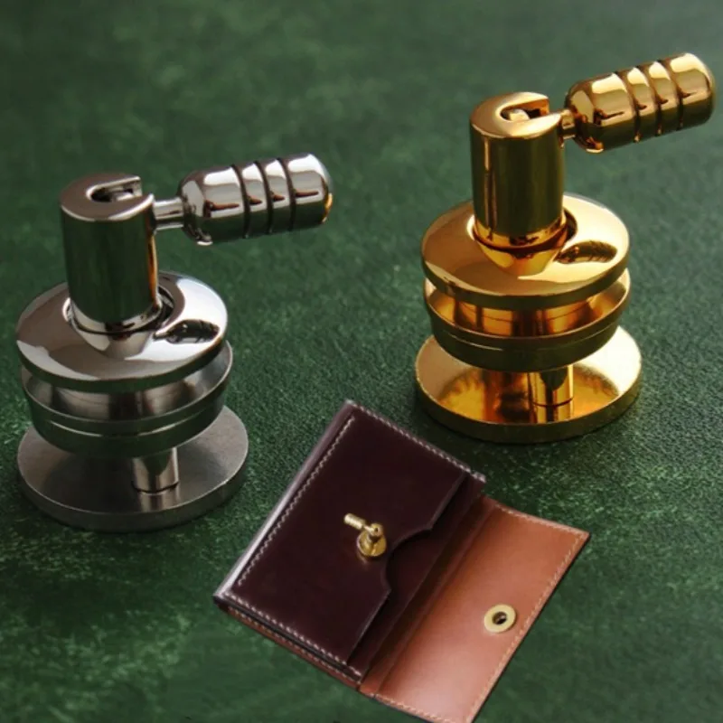 Stainless Steel Folding Lock DIY Handmade Leather Accessory High-end Genuine Leather Bag Hardware Lock Catch Leathercraft Tools