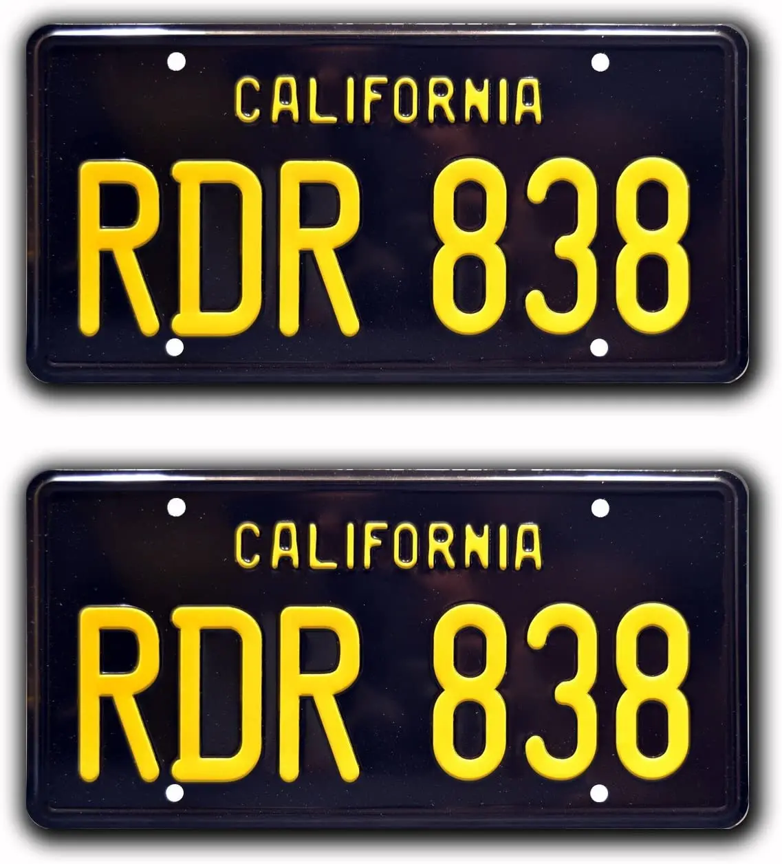 

Celebrity Machines Bullitt | '68 Charger | RDR 838 | Metal License Plates