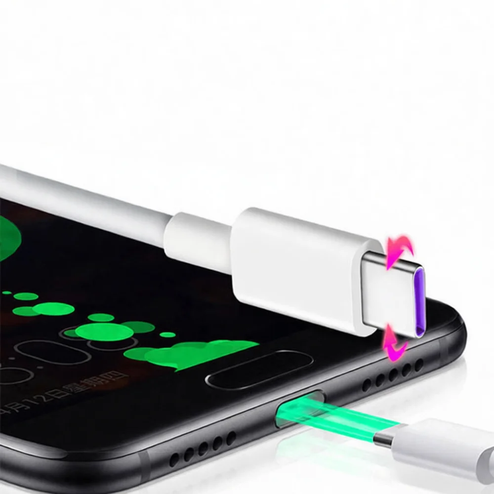 Type C Fast Charger Lead For Android Devices For Samsung For Honor Data Sync Cable 3A Charger Cord Durable PVC Power Wire