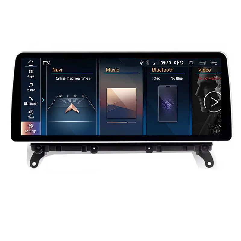Wireless CarPlay Touch Screen Radio X3 F25 X4 F26 CIC NBT Android 15 DSP 12.3
