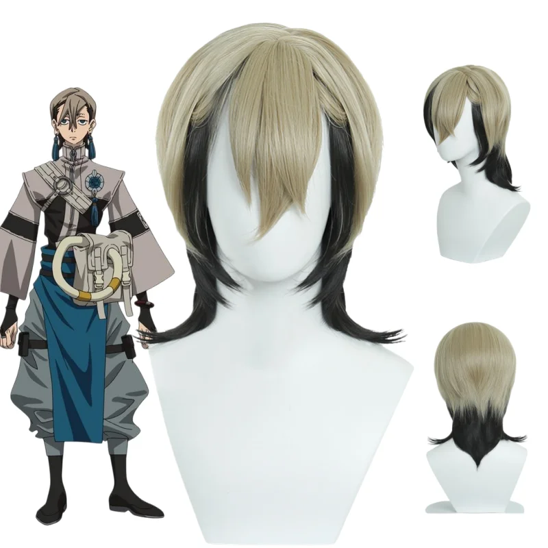 

Zanka Cosplay Wig Anime Gachiakuta Hair Halloween Party Prop Headgear