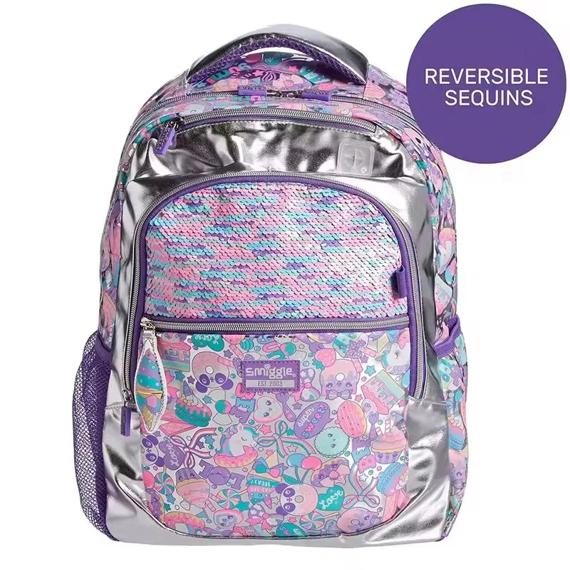 In Stock Smiggle Little Mermaid Primary School Bag Boys Girls Children Large Capacity Double Shoulder Lightweight Backpack