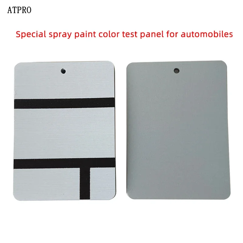 50pcs Car Spray Paint Contrast Board Palette Sample Iron Plate Spray Paint Tool Accessories