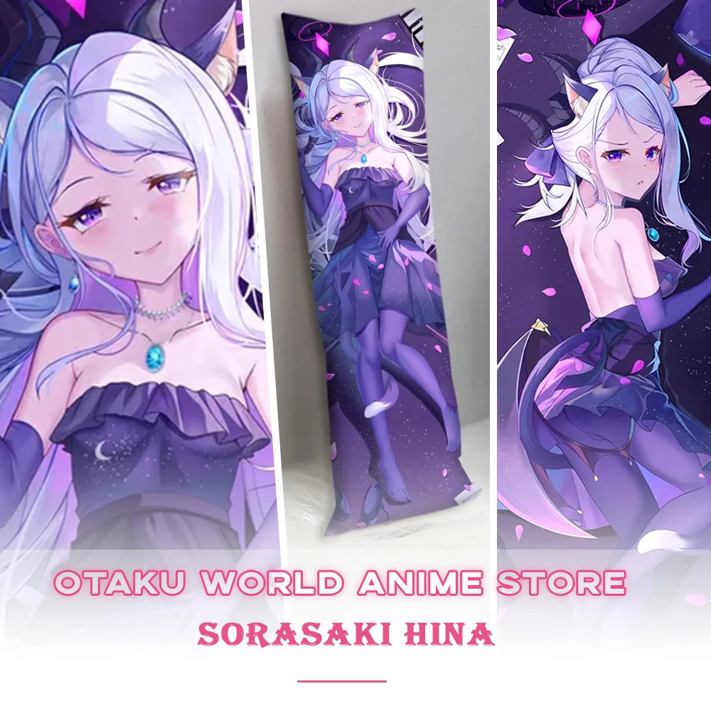 

Sorasaki Hina Dakimakura Pillowcase Blue Archive Otaku Hugging Body Prop Anime Game Role Gift Adult 3D Printing Decor Prop