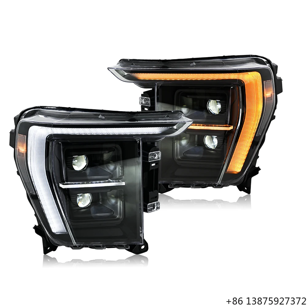 Full LED Headlights for F150 & Raptor 2020-2024 Accessories Motion Headlamp