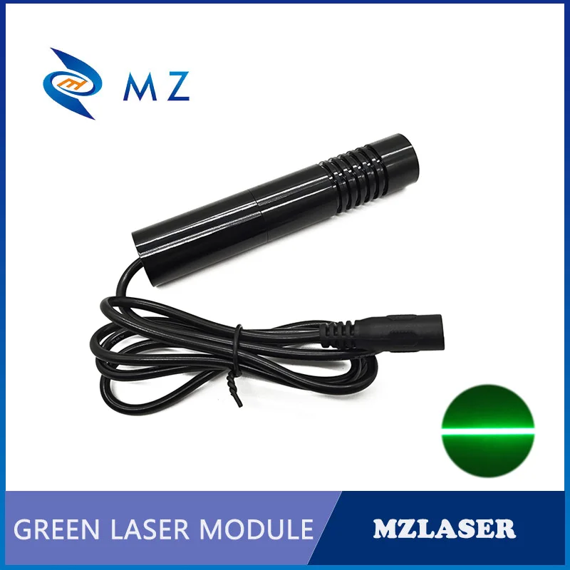 Imagem -04 - Linha Verde do Módulo do Laser com Adaptador Categoria Industrial Clara e Brilhante D22 mm 520nm 300mw 110 Graus Estabilidade Alta