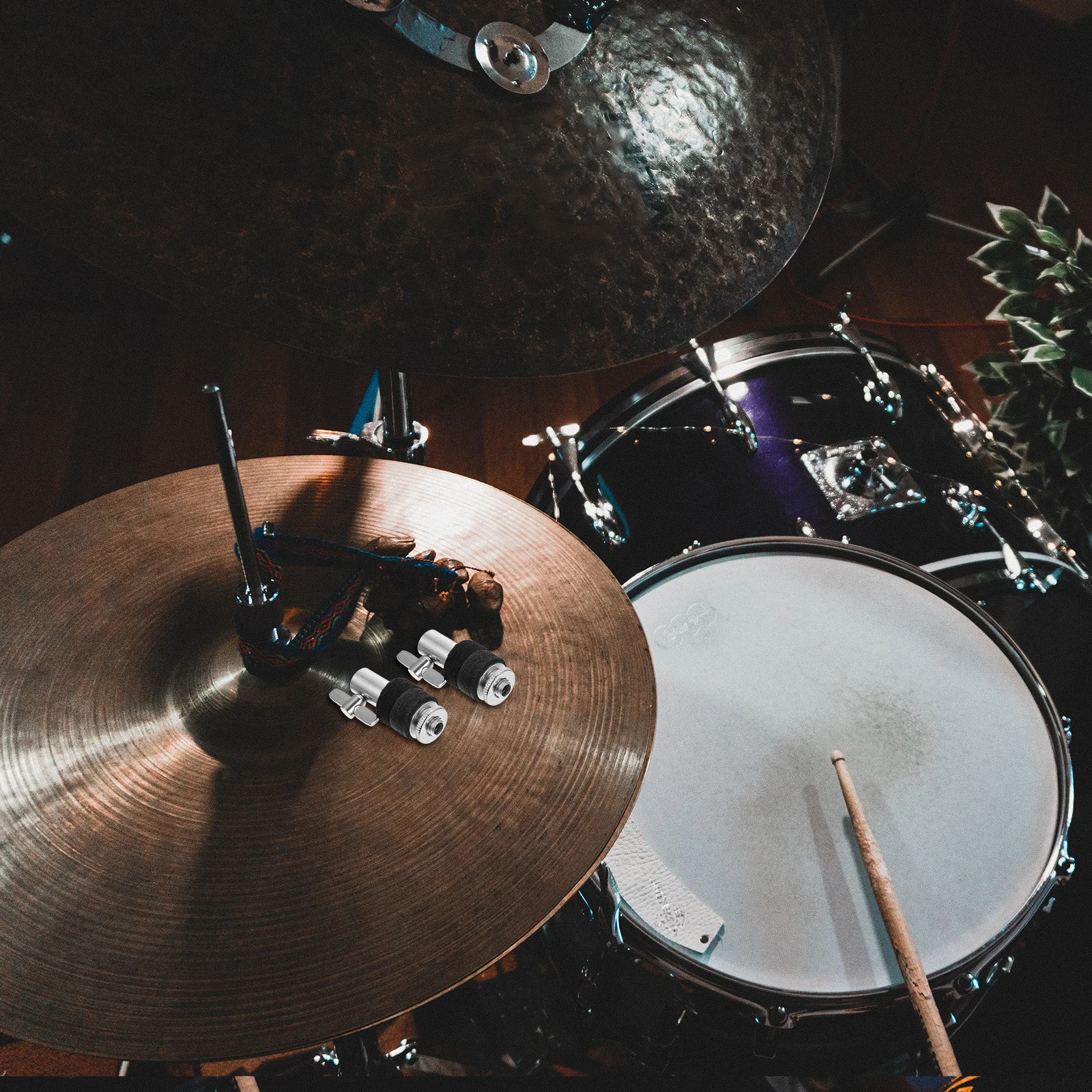 

Hi-Hat Clutch Durable Metal Drum Parts Adjustable 6mm Inner Hole Felt Protective Drum Kit Accessories Hi-Hat Clutch