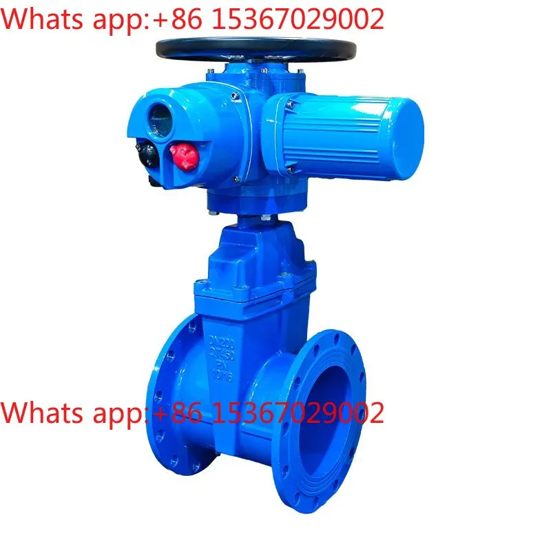 Electric soft seal gate valve Z945X-16Q remote adjustment elastic seat seal flange dark rod gate