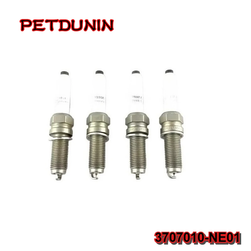 

4PCS/Set Spark Plug 3707010-NE01 For CHANGAN UNI-T 1.5T CS35 PLUS /2018 EADO /EADO PLUS 1.4T CS55PLUS 1.5T NE14T003-0200