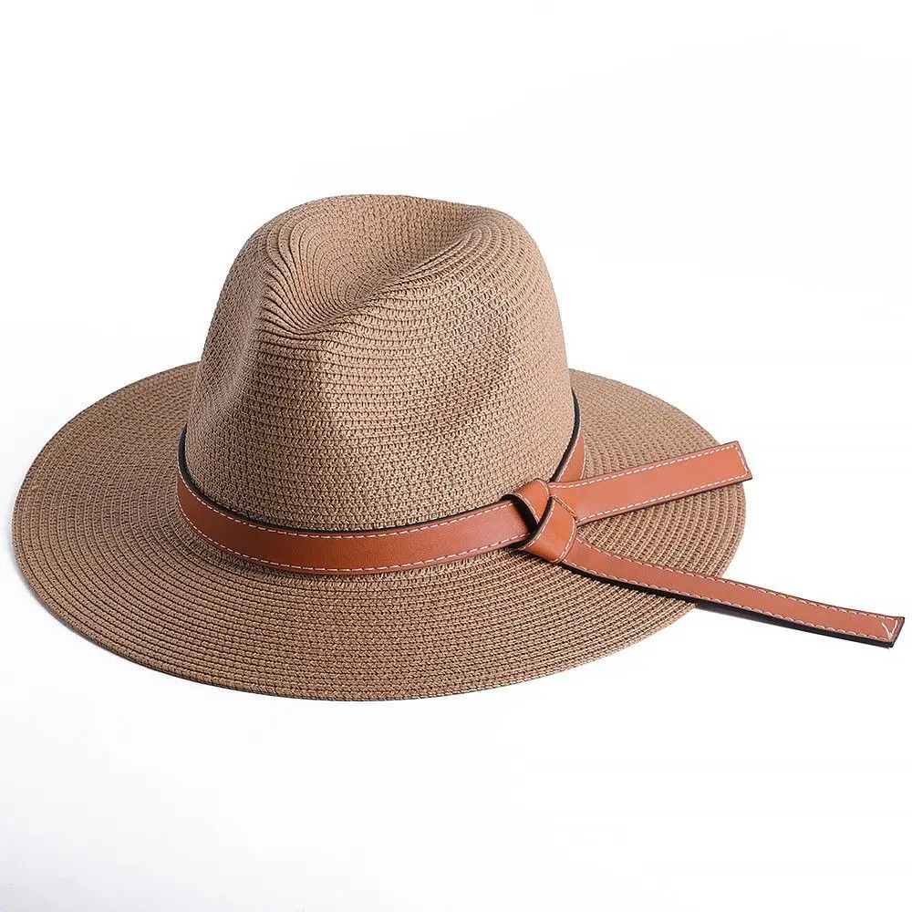 

Designer Brand Men's and Women's Spring and Summer Straw Hat Sunblock Cap Sunshade Belt Gorras Para Hombres 모자 Free Shipping