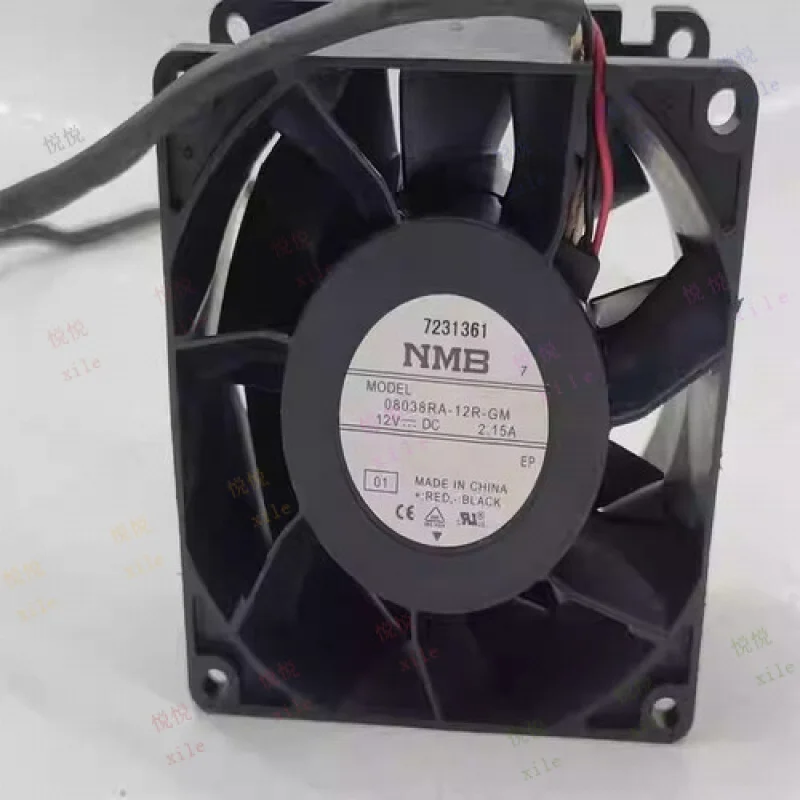 

L L FOR NMB 08038RA-12R-GM DC12V 2.15A 4-Wire Inverter Cooling Fan