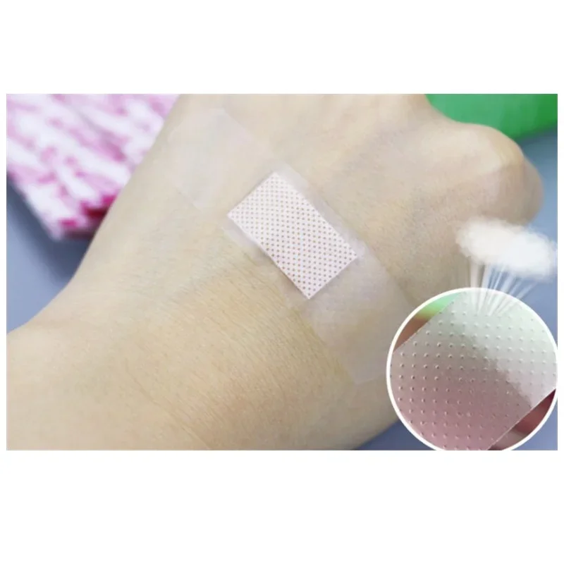 160pcs/lot Band Aid Transparent Waterproof Breathable Adhesive Bandage First  Emergency Kit