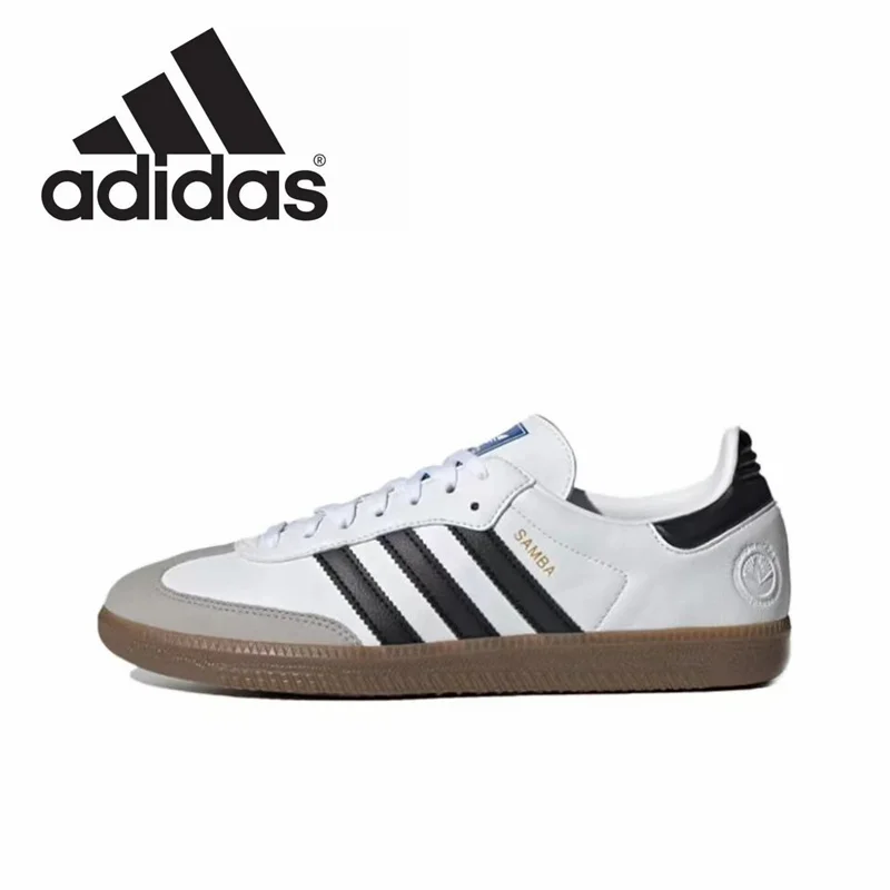 Adidas Samba Vegan Clover Men\'s and Women\'s Shoes Classic Retro Lightweight SAMBA German Training Shoes Sports Shoes sneakers