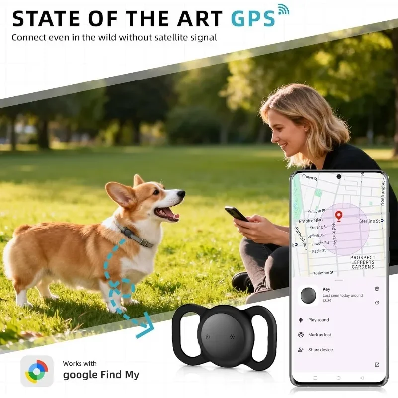 GPS Tracker Key Finder Wallet Locator Anti Lost Device Smart Bluetooth Tracking Tag for Car Keys Pets Bags Luggage Kids Elderly view 6